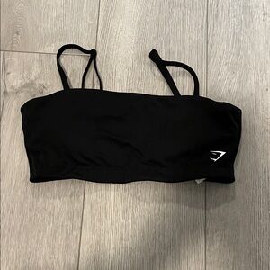 Gymshark Black Strap Sports Bra